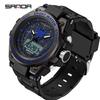 Sanda Luminous Waterproof Men's Sports Watch - Trendy, Fashionable, Versatile Outdoor Electronic Wristwatch