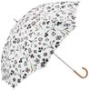 MOONBAT Fuwacool Long Umbrella and Rain Sun 50cm Botanical Umbrella/Sun [Sun Umbrella, First-Class Protection]