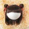 BJD Wig Blythe Big Head DianDian Qbaby Doll Wig Cute Short Hair with Bangs Hair Doll Accessories Cute Bangs Hair (no Dolls)