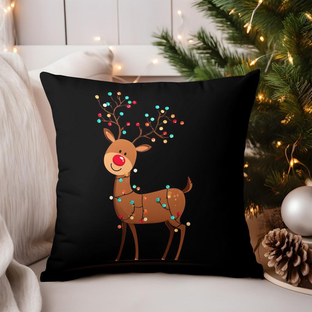 

Home Decor Enchanting Fairy-Tale House Pattern Pillow Cover Pattern Cushion Cover Suitable for Sofa Bedroom Car Pillow Cover 16x16Inch