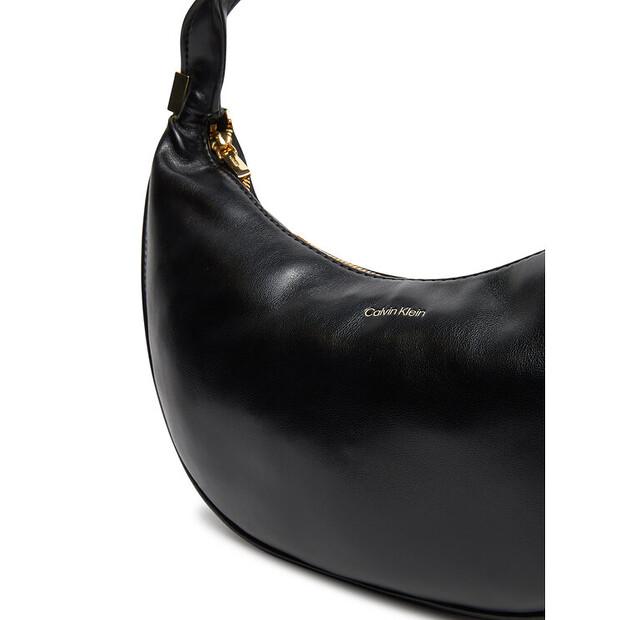 Bag Calvin Klein Calvin Klein Pinched Soft Crescent Sm LV04F3010G Black