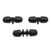 5 Stück Gartenbewässerung 16mm Schlauch zu 4/7mm Schlauch Schnittstelle Verriegelbare Verbinder T-Stück 4-Wege-Verbinder Schlauchverbindungsadapter
