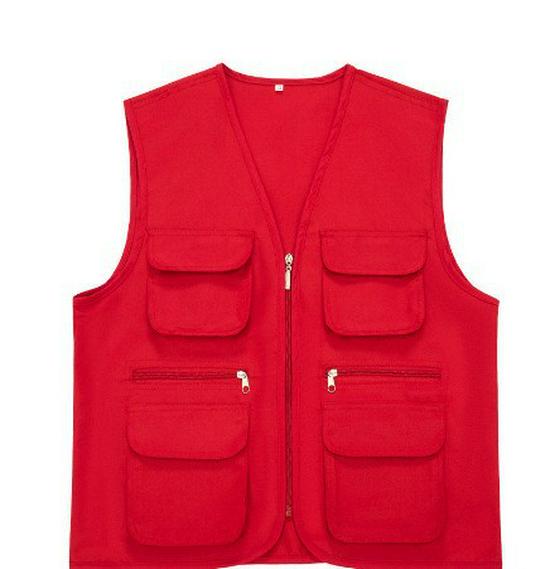 Individuelle Logo Mehrfach-Taschen Freiwilligenweste für Gemeinschafts- und Foto-Veranstaltungen