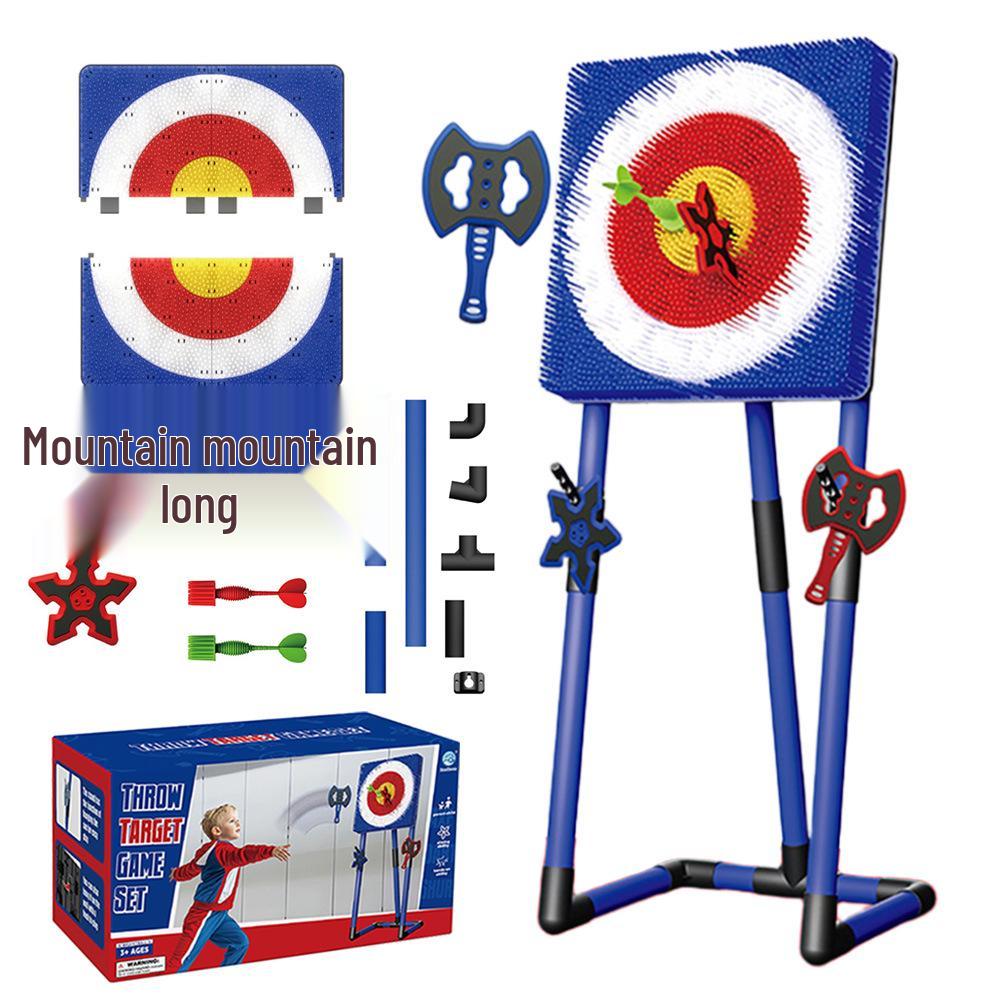 Children's Indoor/Outdoor Axe Target Dart Stand - Stress Relief & Parent-Child Competition Toy