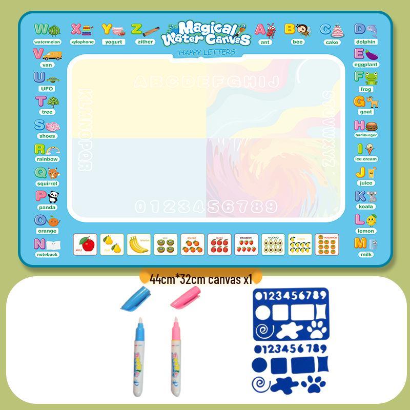 Magic Water Canvas: Children's Educational Drawing & Doodle Mat Easel