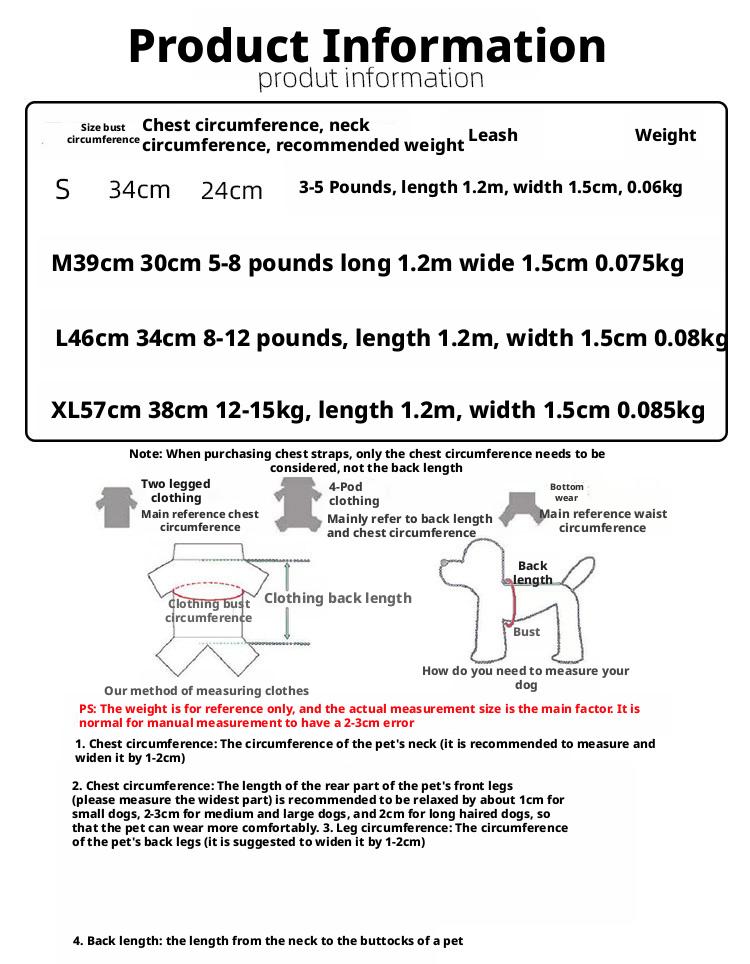 Pet Dog Walking Dog Walking Cat Chest Strap Outdoor Leash Dog Rope Collar Clothing Explosion-proof Cat Supplies