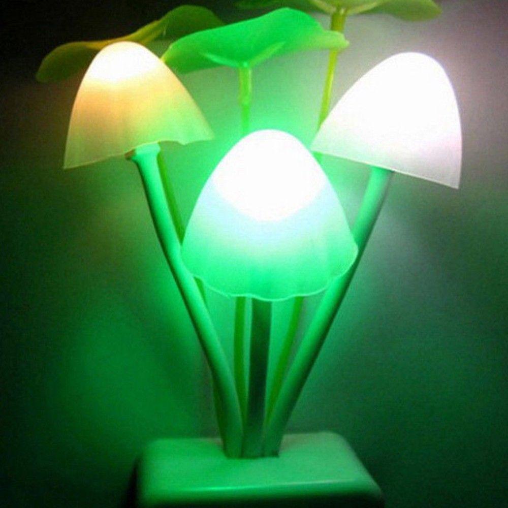 

Shape Sensing New Bed Home Romantic Lights Dream LED Lamp Colorful Mushroom Light Sensor Control різнокольоровий