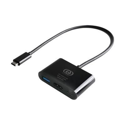 GOPPA PD140W Kompatibilný Hub Čierny HDMI Porty Kompatibilné s MacBook Mac Multi-Port (4K60Hz)/USB-A/USB-C® Pro/Surface/iPhone15, M1/M2/M3