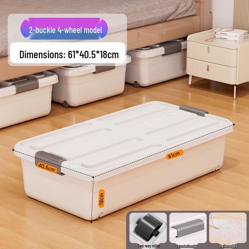 Under-Bed Storage Box with Wheels