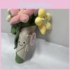 Schattige Tulp Potplant Pluche Speelgoed Figuur Boeket Afstudeercadeau Pop 40cm