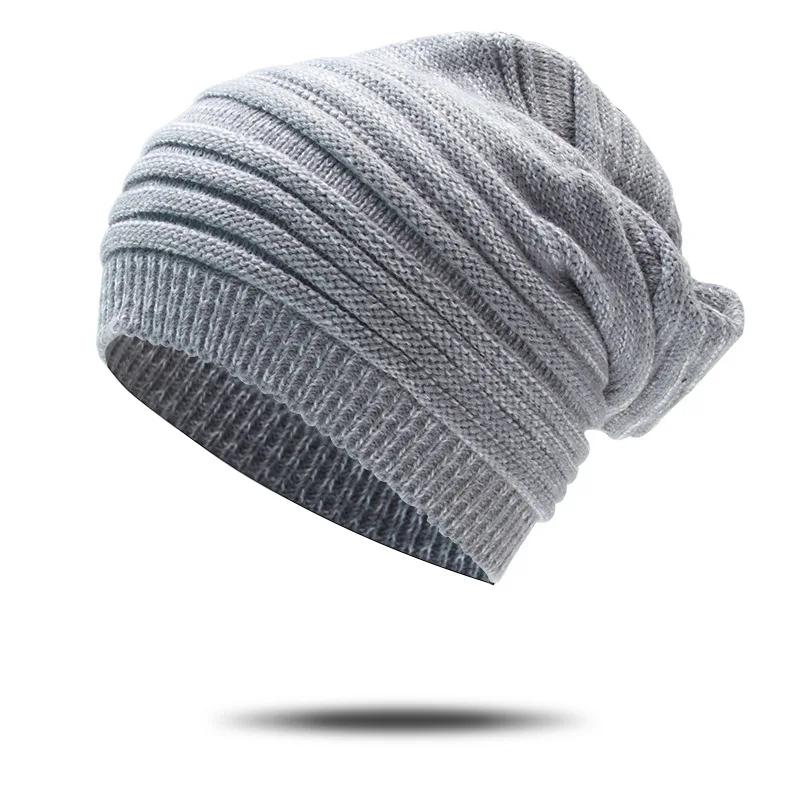New Knitting Unisex Hip Hop Hat For Women Beanie Fashion Outdoor Cycling Keep Warm Adult Caps Winter Ski Cap