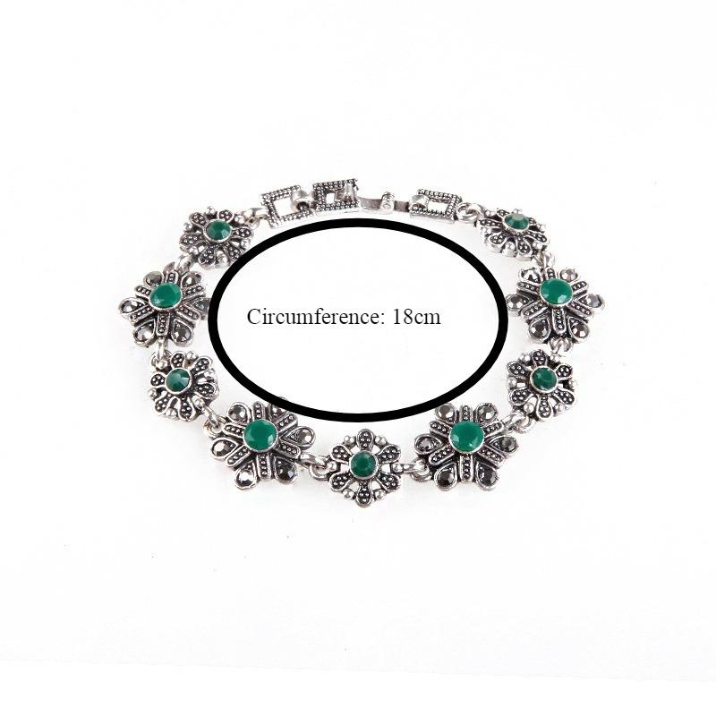 Brățară Femei Fulg de Nea Colorat, Bijuterie Exquisită Retro Versatilă Cadou