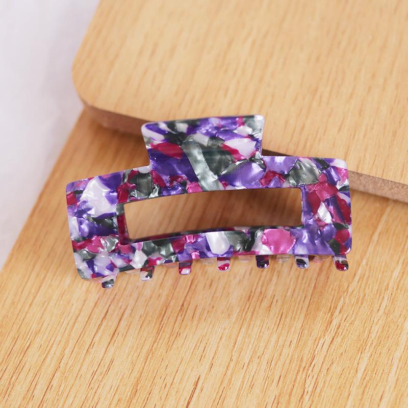 Vintage Hair Clips Women Claw Clip Elegant Marble Stripes Hair Clip Crab for Hair Barrettes Hairclip Girls Hair Accessories New