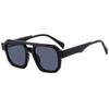 Double beam irregular sunglasses personalized punk fashion sunglasses ins European and American catwalk sunglasses men
