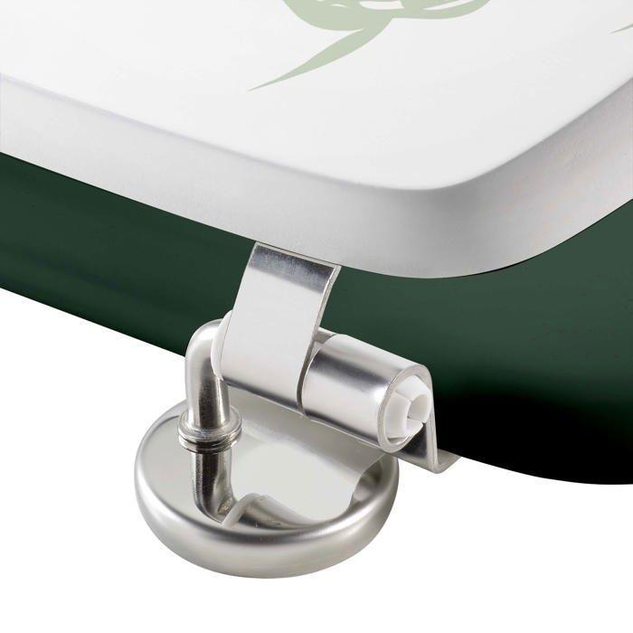 Abattant WC - Vagabonde - 37 x 45,5 cm - MDF Imprimé - Charnières Métal - Universel