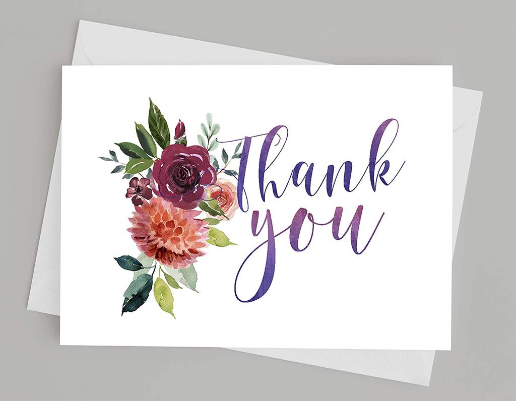 Drága szuvenír babazuhany köszönőlevelek Hajtogatott üres üdvözlőlap fehér borítékokkal - 36