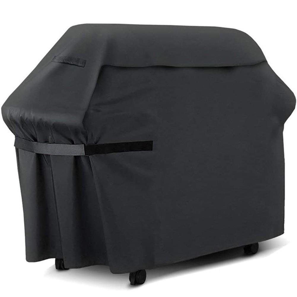Waterproof BBQ Grill Cover for Outdoor Use with Secure Windproof Straps