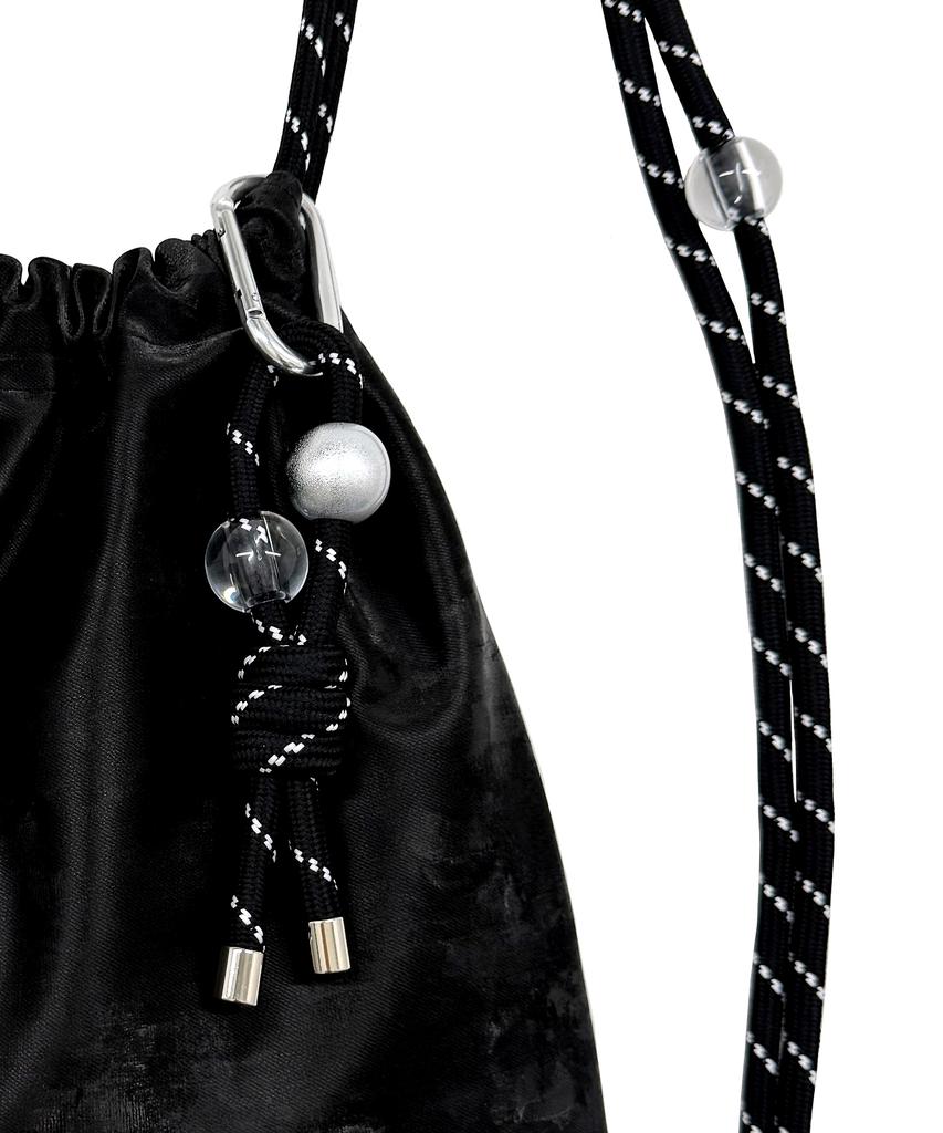 Other-Worldly Rope Keyring Gym Sack [Black Beads]