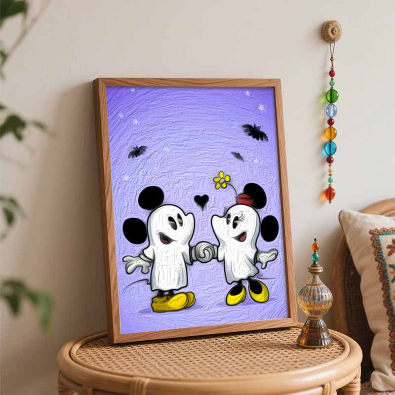 Disney Oil Painting Painting Art Halloween Fun Hobby Cultivating Gifts Home Decoration