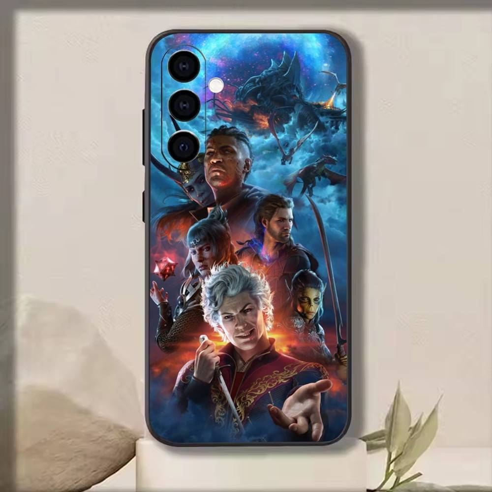 Baldur's Gate Phone Case For Samsung Galaxy A73,A72,A71,A70,A53,A52,A51,Soft Silicone Black Cover