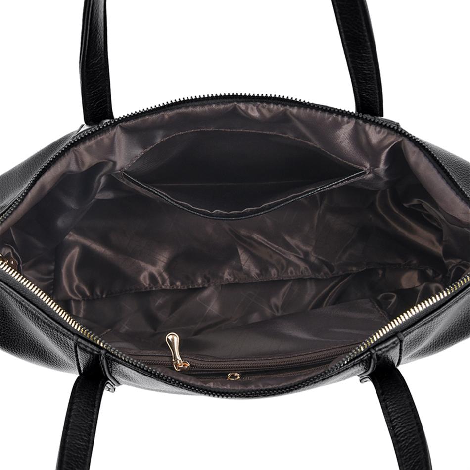 Genuine Brand Luxury Casual Tote Bag Soft PU Leather Large Capacity Handbag Women's Boston Bag 2025 Shoulder Crossbody Bag