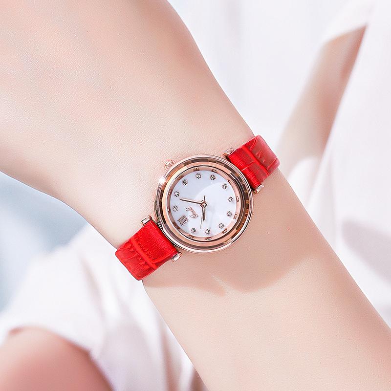 Retro Literary Girl Xiaoqing Versatile Watch Female Middle School Student Simple Trend