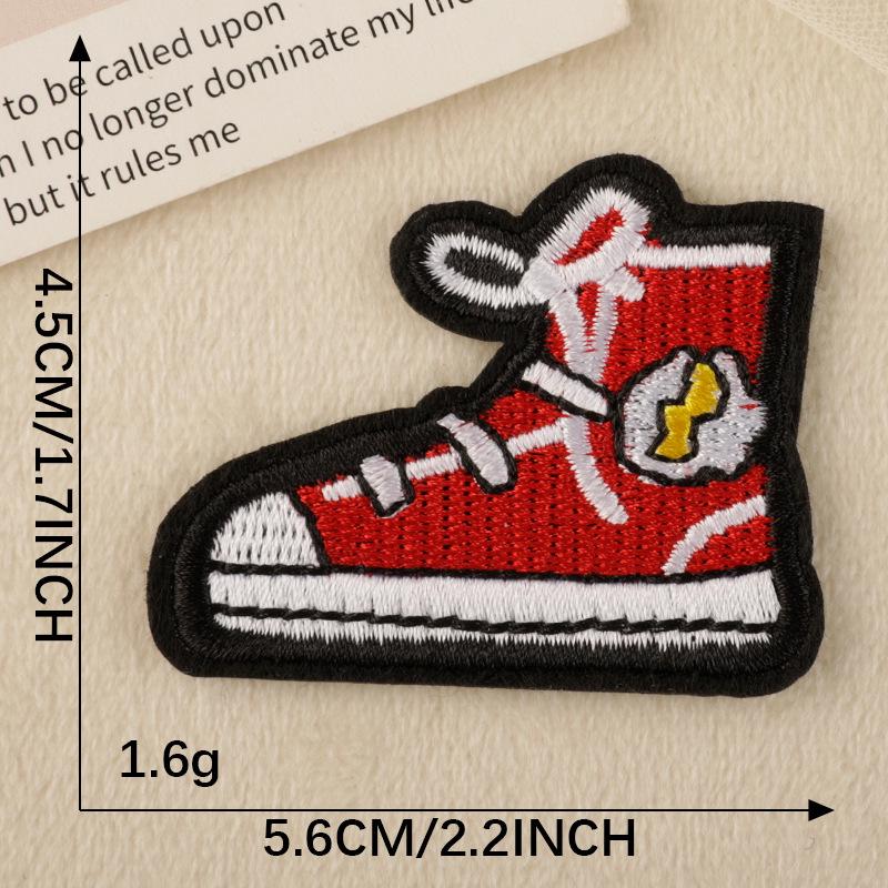 Cartoon Letter Embroidery Iron-On Patch for Shoes and Scrapbooks