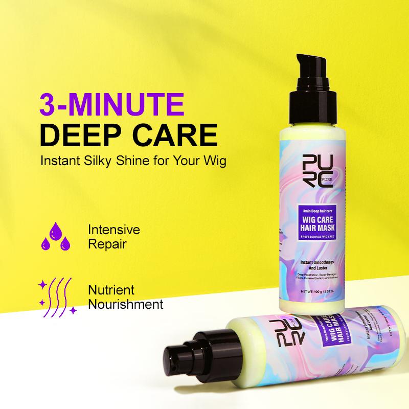 PURC Collagen Hair Mask Repairs Dry Damage Improves Frizzy Hair Treatment Anti Breakage Splitting Smoothing Nourishing Hair Care