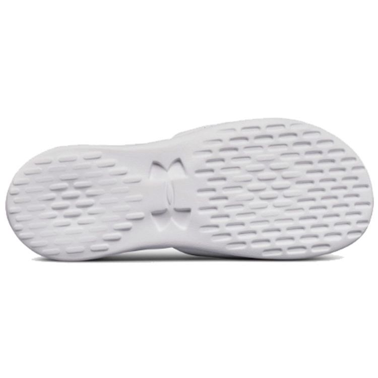 Under Armour Playmaker Fixed Strap Durable Comfortable Soft Slide Sandals Unisex Sandals White 3000061-102