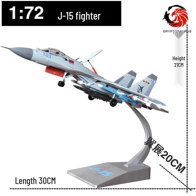 Yingzuilong 1:72 J-15 Fighter Jet Model