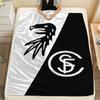 1pc SC Freiburg Print Flannel Blanket, High Quality Comfortable for All Seasons, Home Decor, Warmth and Comfort, Perfect for Christmas Gifts80