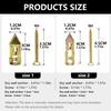 Self Drilling Anchors Screws, Self Drilling Drywall Anchors and Screws Kit for Wet and Fix Drywall Anchor Repair Tools for Fixing Garden Statue