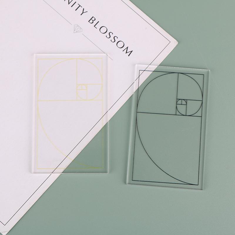 Viewfinder Ruler Golden Ratio Ruler Clear Golden Ratio Fibonacci Composition View Finder Viewer Photography Painting Art Tool