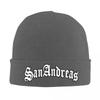 Sherm Head GTA Sanandreas Logo Warm Knitted Cap Hip Hop Bonnet Hat Autumn Winter Outdoor Beanies Hats for Men Women Adult