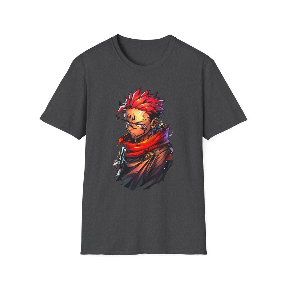 Anime Soft TShirt Jjk Sukuna Art Work 2 Unisex Jl Anime Front Printed Tee