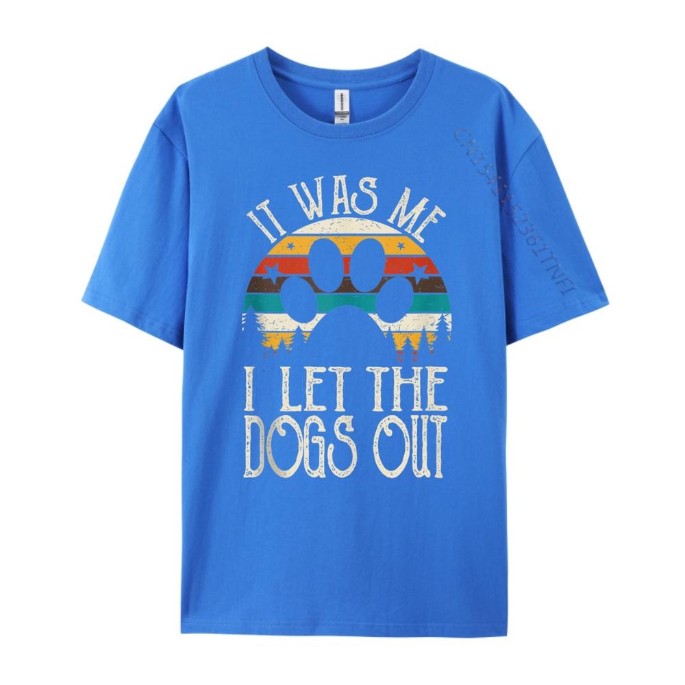 It Was Me I Let The Dogs Out Puppy Luxury Designer Shirts For Men Party