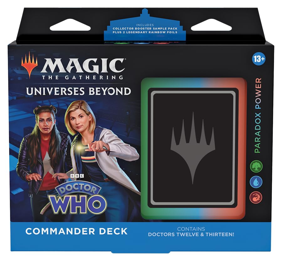 Magic the Gathering Doctor Who Commander Deck Paradox Power English Version MTG Trading Card Wizards of the Coast D23630000