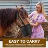 Portable Horse Bag with Adjustable Strap – Slow Feeder Net for Horses, Cows, and Sheep, Ideal for Stable or Travel Use