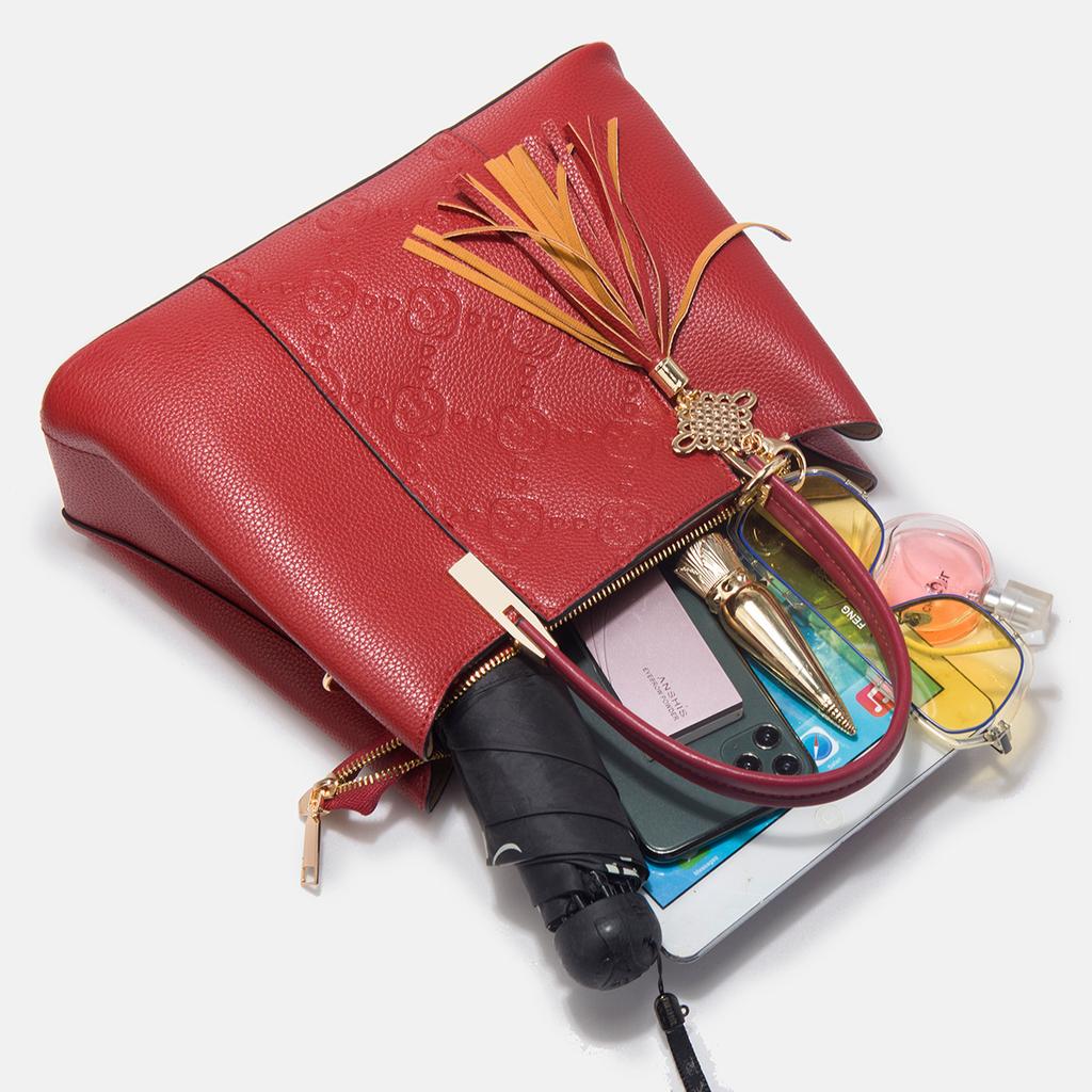 Ladies Bag Atmospheric Red Large-Capacity Handbag Bride Mother Hi Mother-In-Law Wedding Bag