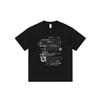 American Graffiti Apricot T-Shirt - Unisex Loose Fit Half Sleeve Pure Cotton