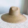 Natural Palm Leaf Hat Natural Color Palma Wide Brim Fedora Holiday Sun Hat Beach Summer Jazz Hat Panama Sun Hat2026