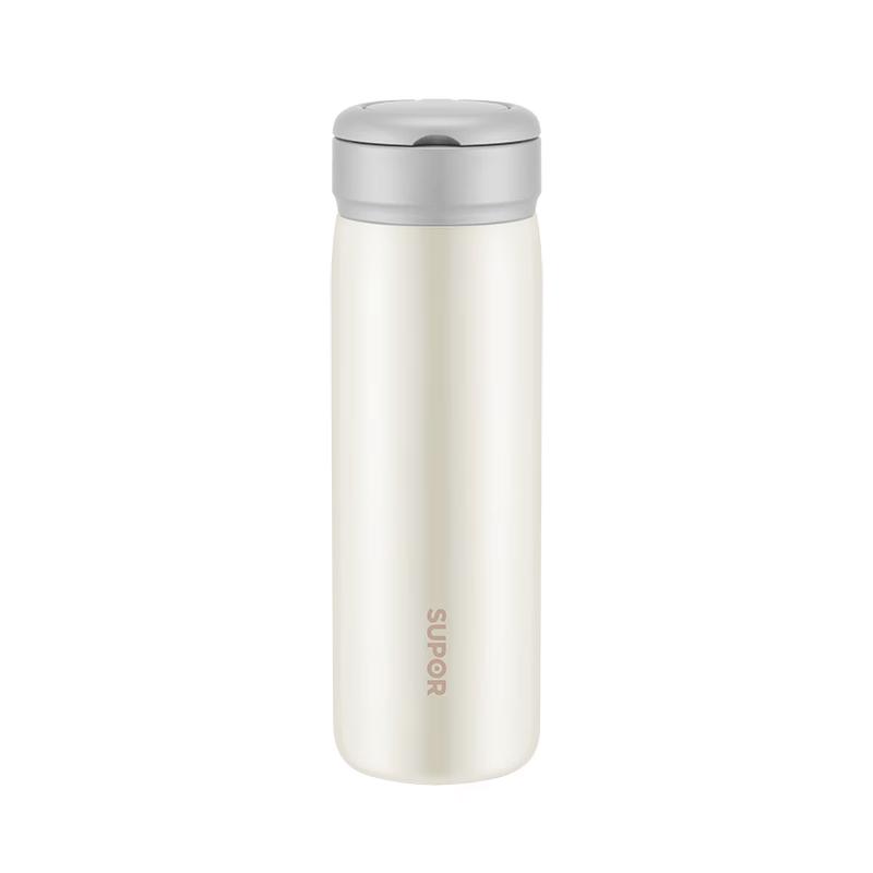 SUPOR Quick-Open Dual-Drink Portable Insulated Bottle 450ml