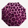 Leopard print,Texture Automatic Folding Umbrella Compact 8 Rib Design,Unique Style,Suitable for Everyday Outdoor Use,Perfect Gift for