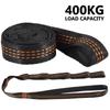 2/4Pcs Hammock Straps Special Reinforced Polyester Straps For Outdoor Camping Black Hammock Straps High Load-bearing Rope Strap