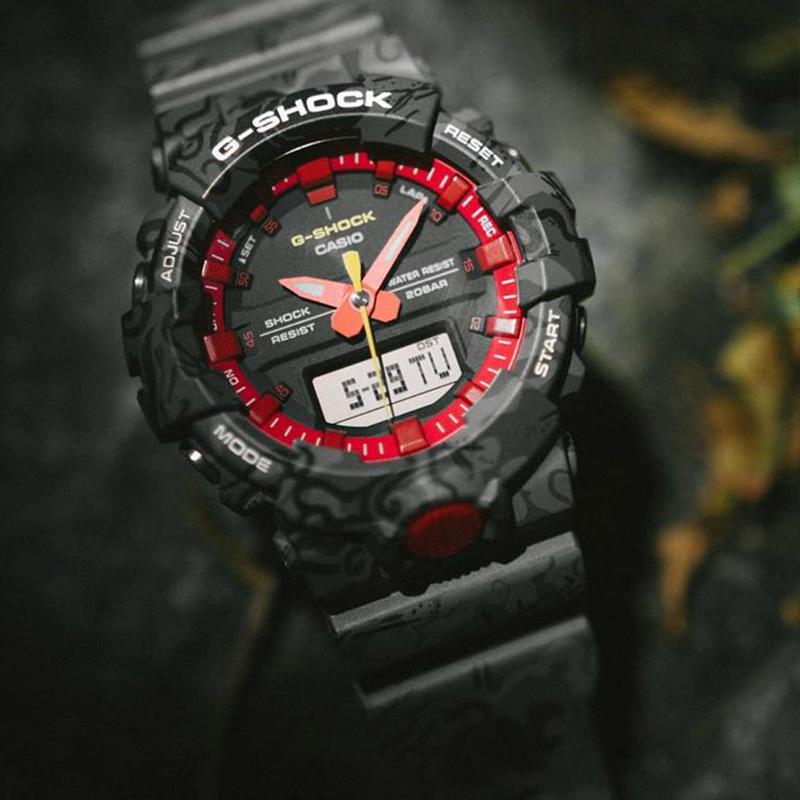 CASIO Men 48.6mm Black Watch GA-800CG-1A GA-800CG-1A