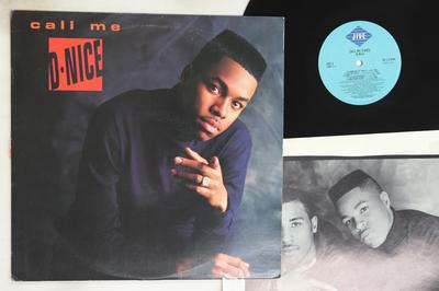 LP Record D-NICE - Call Me D-nice 12021J JIVE 1990 US Rap & Hip-Hop/R&B Used