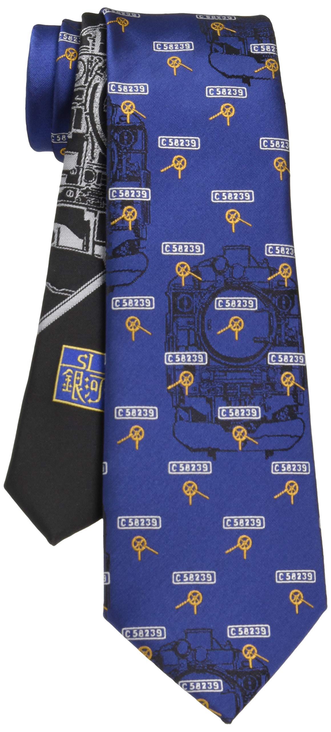 

[Bluebell Land] JR East Japan Licensed Train Tie for Men 005334-3002 Navy Japan F (FREE Size)