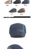 Frühling-Sommer Herren Baumwollbarett: Koreanischer Stil Outdoor Entenschnabelkappe für Jugendliche & Unisex.
