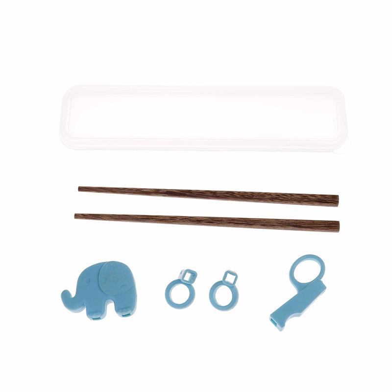 1 paar/Box Baby Ausbildung Stäbchen Kinder Holz Lernen Wiederverwendbare Stäbchen