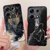 For Infinix Note 30 30Pro X678B X6716B X6711 Cool Dragon Tiger Phone Case Note 30 Pro Note30 4G 5G Black Silicone Soft Cases